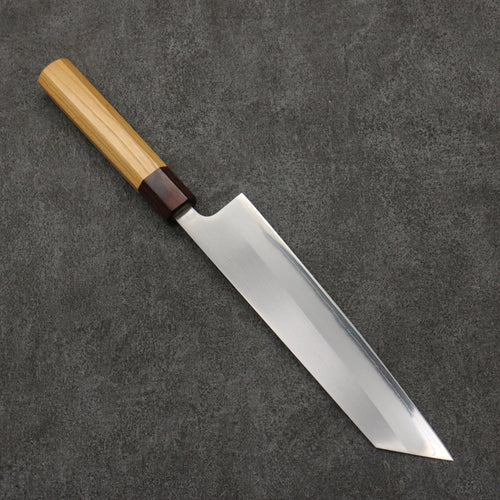 Oul White Steel No.1 Kiritsuke Gyuto  210mm Keyaki (Japanese Elm) Handle - Japannywholesale