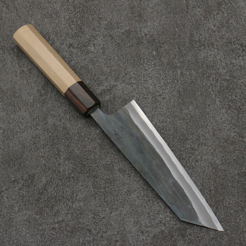 Seisuke Blue Super Black Finished Small Bunka  150mm Magnolia (Ferrule: Ebony) Handle - Japannywholesale