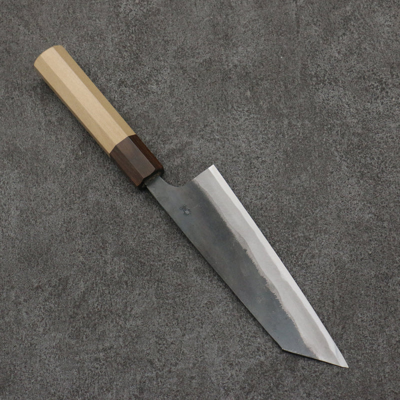 Seisuke Blue Steel No.1 Black Finished Small Bunka  150mm Magnolia (Ferrule: Ebony) Handle - Japannywholesale