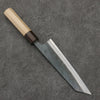 Seisuke Blue Steel No.1 Black Finished Bunka  180mm Magnolia (Ferrule: Ebony) Handle - Japannywholesale