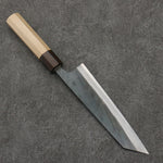 Seisuke Blue Steel No.1 Black Finished Bunka  180mm Magnolia (Ferrule: Ebony) Handle - Japannywholesale