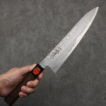 Shigeki Tanaka Harukaze SG2 Damascus Gyuto  240mm Walnut Handle - Japannywholesale