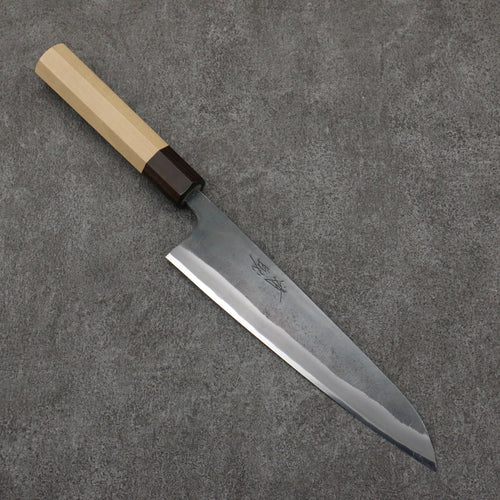 Seisuke Blue Super Black Finished Gyuto  210mm Magnolia (Ferrule: Ebony) Handle - Japannywholesale