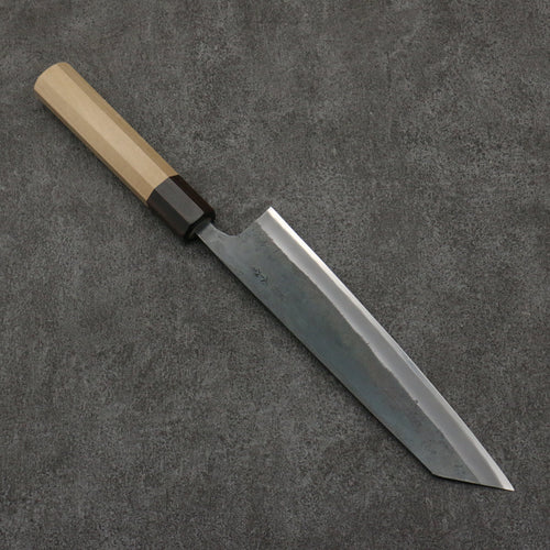 Seisuke Blue Super Black Finished Kiritsuke Gyuto  210mm Magnolia (Ferrule: Ebony) Handle - Japannywholesale