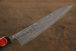 Shigeki Tanaka Habakiri SG2 Damascus Petty-Utility  150mm Ebony Wood Handle - Japannywholesale