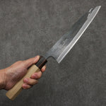 Seisuke Blue Super Black Finished Gyuto  240mm Magnolia (Ferrule: Ebony) Handle - Japannywholesale