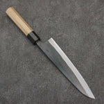 Seisuke Blue Steel No.1 Black Finished Gyuto  210mm Magnolia (Ferrule: Ebony) Handle - Japannywholesale