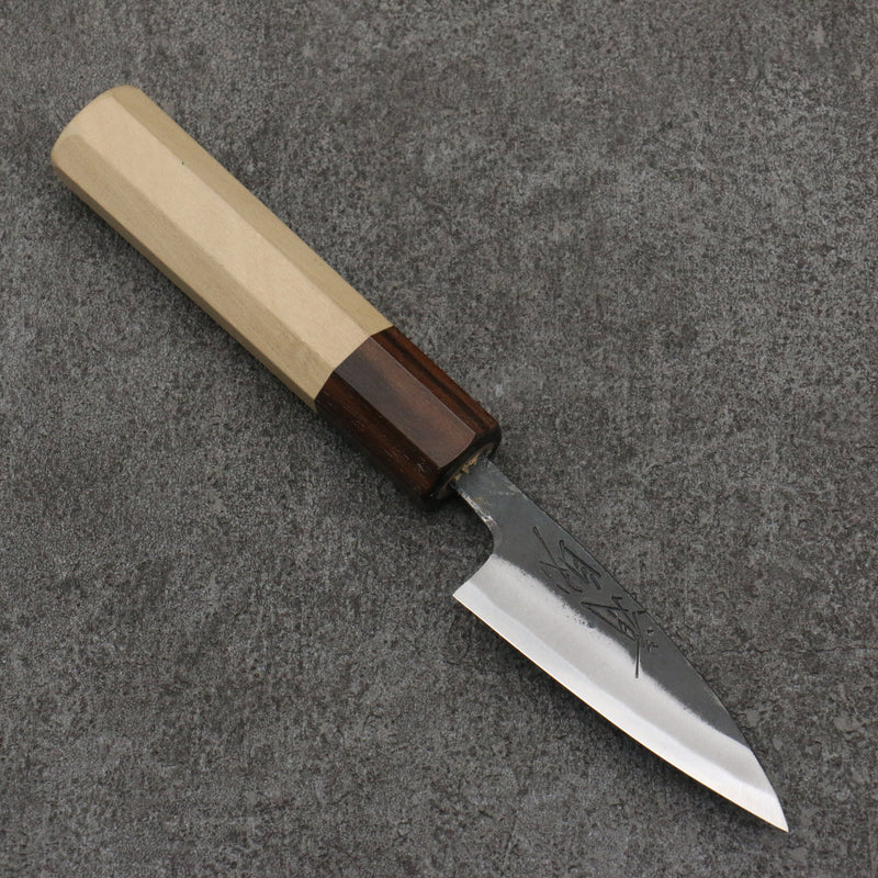 Seisuke Blue Steel No.1 Black Finished Paring  75mm Magnolia (Ferrule: Ebony) Handle - Japannywholesale