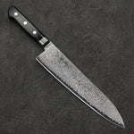 Seisuke VG10 33 Layer Damascus Gyuto  210mm Black Pakka wood Handle - Japannywholesale