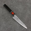 Shigeki Tanaka Habakiri SG2 Damascus Petty-Utility  135mm Ebony Wood Handle - Japannywholesale