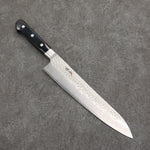 Seisuke AUS8 Hammered Gyuto  240mm Black Pakka wood Handle - Japannywholesale