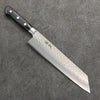 Seisuke AUS8 Hammered Kiritsuke Gyuto  210mm Black Pakka wood Handle - Japannywholesale