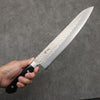 Seisuke AUS8 Hammered Gyuto  270mm Black Pakka wood Handle - Japannywholesale