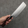 Seisuke Blue Super Nakiri  165mm Rosewood (Ferrule: Black Pakka Wood) Handle - Japannywholesale