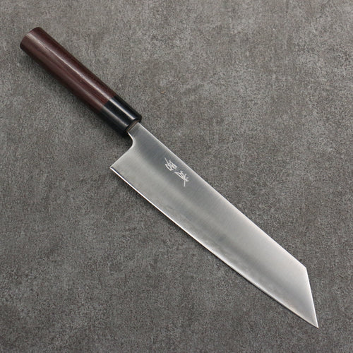 Seisuke Blue Super Kiritsuke Gyuto  210mm Rosewood (Ferrule: Black Pakka Wood) Handle - Japannywholesale