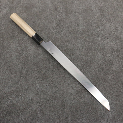 Kikuzuki Silver Steel No.3 Bokashi Sakimaru Takohiki  300mm Magnolia Handle - Japannywholesale