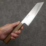 Seisuke VG10 Mirrored Finish Damascus Bunka  170mm Oak Handle - Japannywholesale