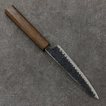 Seisuke VG10 Mirrored Finish Damascus Petty-Utility  135mm Oak Handle - Japannywholesale