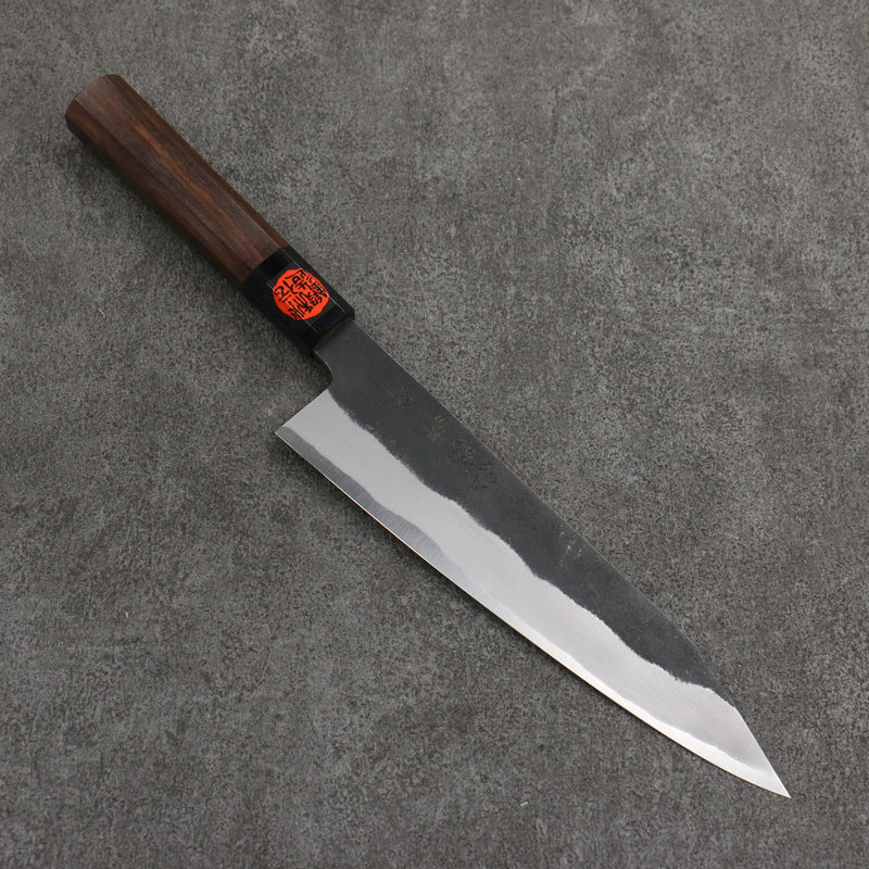 Shigeki Tanaka TEKKA Blue Steel No.2 Kurouchi Kiritsuke Gyuto  210mm Walnut Handle - Japannywholesale