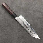 Seisuke AUS10 Mirror Crossed Bunka  180mm Rosewood (Ferrule: Black Pakka Wood) Handle - Japannywholesale