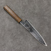 Seisuke VG10 Mirrored Finish Damascus Gyuto  180mm Oak Handle - Japannywholesale