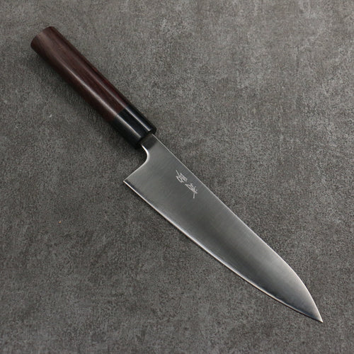 Seisuke Blue Super Gyuto  180mm Rosewood (Ferrule: Black Pakka Wood) Handle - Japannywholesale