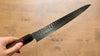 Seisuke AUS10 45 Layer Damascus Sujihiki  240mm Shitan Handle - Japannywholesale