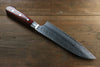 Sakai Takayuki VG10 33 Layer Damascus Santoku 180mm Mahogany Pakka wood Handle - Japanny - Best Japanese Knife