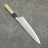 Kikuzuki White Steel No.2 Nashiji Gyuto Japanese Knife 240mm Magnolia Handle - Japannywholesale