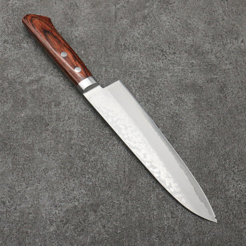 Kunihira Sairyu VG10 Damascus Gyuto Japanese Knife 180mm Mahogany Handle - Japannywholesale