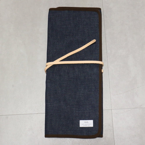 West Japan Tools Knife roll with 6 pockets Cloth Denim  640mm x 510mm - Japannywholesale