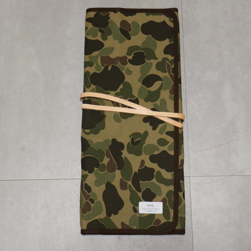 West Japan Tools Knife roll with 6 pockets Cloth Camouflage  640mm x 510mm - Japannywholesale