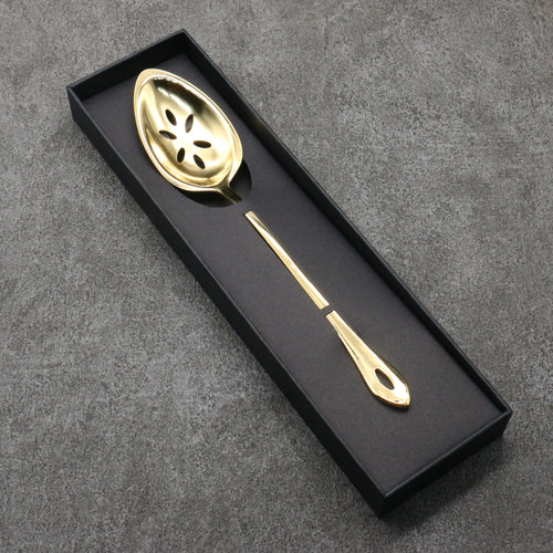 Gestura Gold metal Strainer spoon  235mm - Japannywholesale