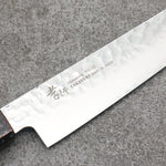 Sakai Takayuki Rinnou VG10 33 Layer Damascus Petty-Utility Japanese Knife 180mm Red Lacquered Handle - Japannywholesale