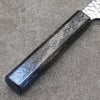 Sakai Takayuki Rinnou VG10 33 Layer Damascus Kengata Santoku Japanese Knife 160mm Blue Lacquered Handle - Japannywholesale