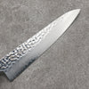 Sakai Takayuki Rinnou VG10 33 Layer Damascus Gyuto Japanese Knife 210mm Blue Lacquered Handle - Japannywholesale