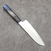 Sakai Takayuki Rinnou VG10 33 Layer Damascus Santoku Japanese Knife 170mm Blue Lacquered Handle - Japannywholesale