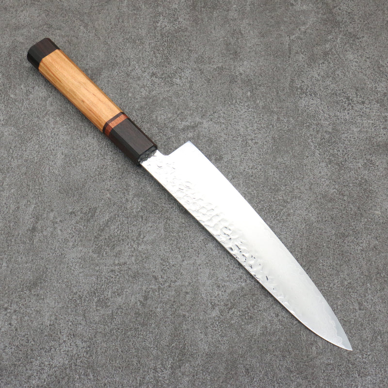 Sakai Takayuki VG10 33 Layer Damascus Gyuto Japanese Knife 210mm Mountain cherry (12 sided) Handle - Japannywholesale