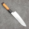 Sakai Takayuki VG10 33 Layer Damascus Santoku Japanese Knife 170mm Mountain cherry (12 sided) Handle - Japannywholesale