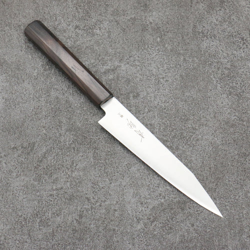Seisuke Silver Steel No.3 Kiritsuke Petty-Utility Japanese Knife 150mm Ebony Wood Handle - Japannywholesale