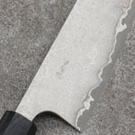 Nao Yamamoto VG10 Black Damascus Bunka Japanese Knife 165mm Shitan Handle - Japannywholesale