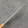 Seisuke Silver Steel No.3 Migaki Polish Finish Gyuto Japanese Knife 180mm White Oak Handle - Japannywholesale