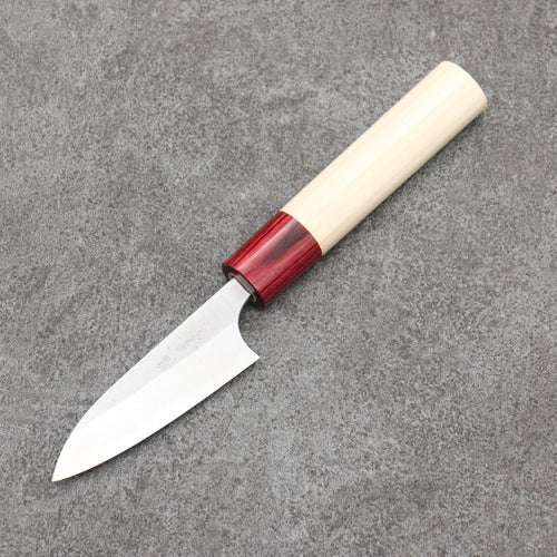 Masakage Yuki White Steel No.2 Nashiji Paring Japanese Knife 75mm Magnolia Handle - Japannywholesale