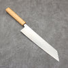 Seisuke Silver Steel No.3 Migaki Polish Finish Kiritsuke Gyuto Japanese Knife 240mm White Oak Handle - Japannywholesale