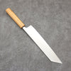 Seisuke Silver Steel No.3 Migaki Polish Finish Kiritsuke Gyuto Japanese Knife 240mm White Oak Handle - Japannywholesale