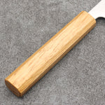 Seisuke Silver Steel No.3 Migaki Polish Finish Kiritsuke Gyuto Japanese Knife 240mm White Oak Handle - Japannywholesale