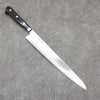 Seisuke Kagami2 AUS10 Mirrored Finish Damascus Sujihiki  240mm Black Pakka wood Handle - Japannywholesale