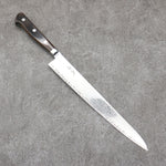 Seisuke Kagami2 AUS10 Mirrored Finish Damascus Sujihiki  240mm Brown Pakka wood Handle - Japannywholesale