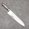 Seisuke Kagami2 AUS10 Mirrored Finish Damascus Gyuto  210mm Brown Pakka wood Handle - Japannywholesale