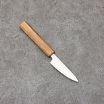 Seisuke Silver Steel No.3 Migaki Polish Finish Paring  80mm White Oak Handle - Japannywholesale